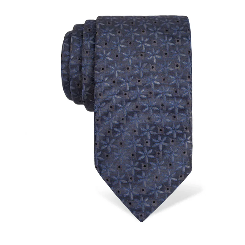 Cravat CROATA Thematic  Water fountain Light blue  Silk 100%  