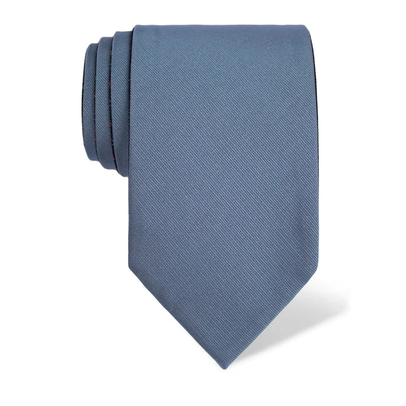 Cravat CROATA CROATA Thematic Double face Folk embroidery Dark blue  Silk 100%  