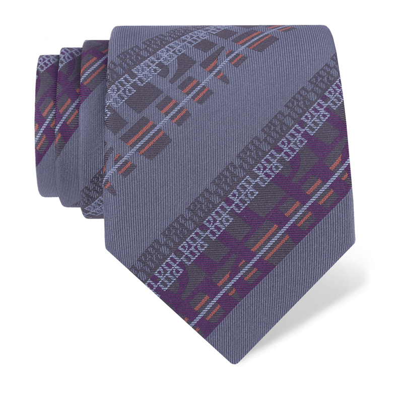 Cravat CROATA Thematic  Glagolitic alphabet   Silk 100%  