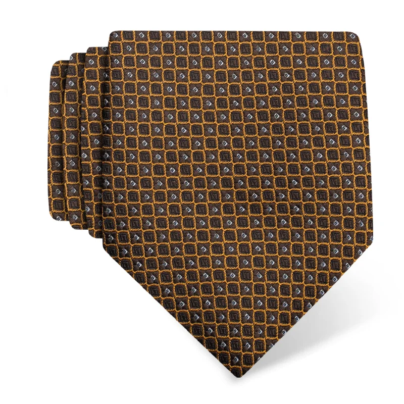 Cravat CROATA Classic  Dots Grey  Silk 100%  