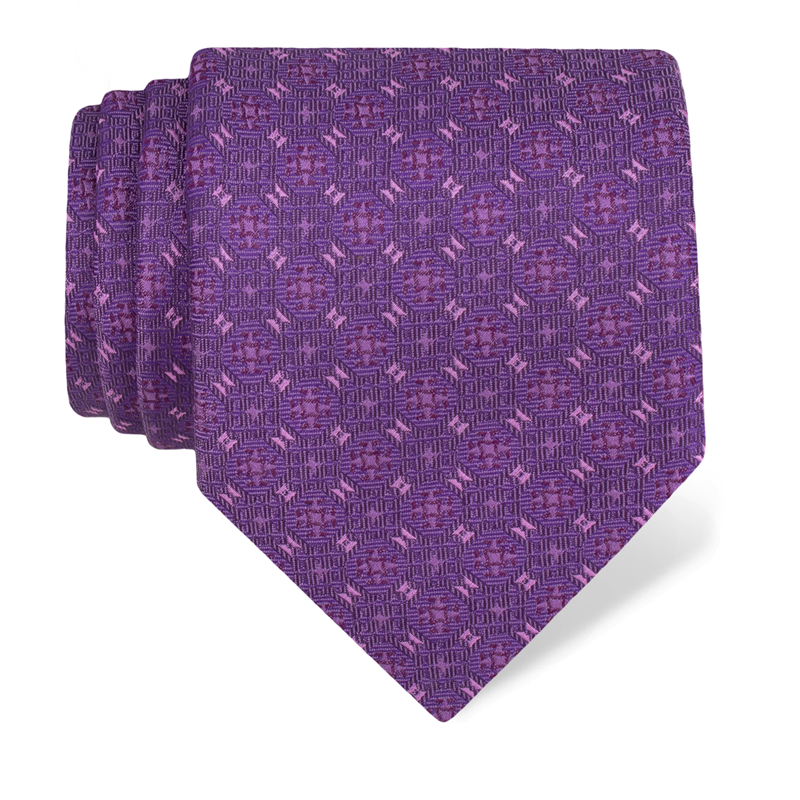 Cravat CROATA Classic  Other Purple  Silk 100%  