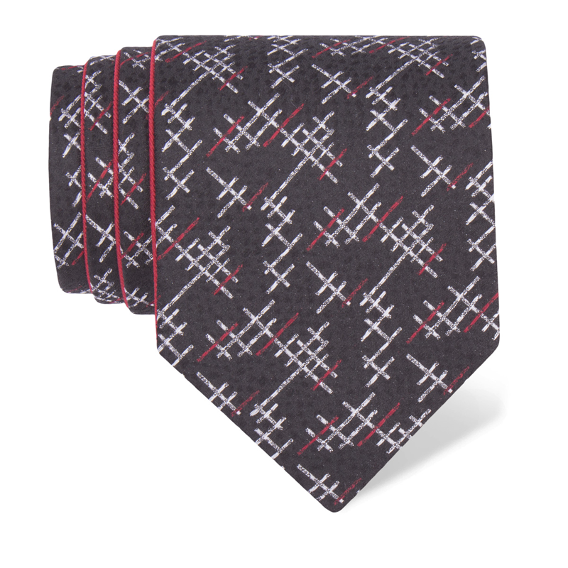 Cravat CROATA Classic Double face Other Black  Silk 100%  