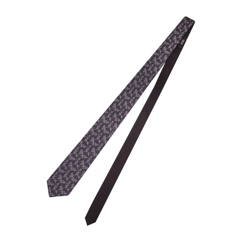 Cravat CROATA Classic Double face Other Grey  Silk 100%  