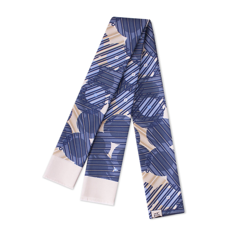 Shawl Necktie CROATA Classic Classic Other Blue  Silk 100%  