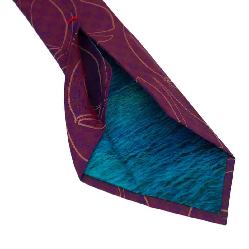 Cravat CROATA Dubrovnik Classic  Other Purple  Silk 100%  