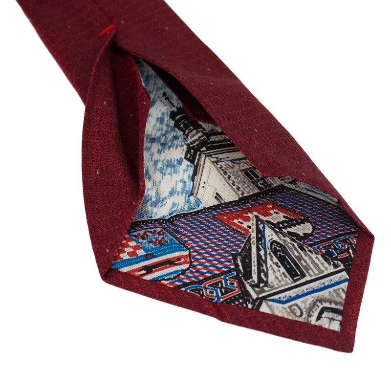 Cravat CROATA Dubrovnik Classic  Other Red  Silk 100%  