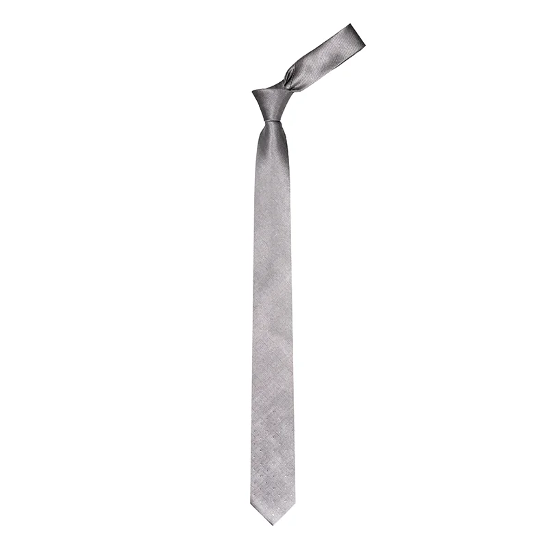 Cravat CROATA Kristal Thematic  Braiding Grey  Silk 100%, High quality chrystals  