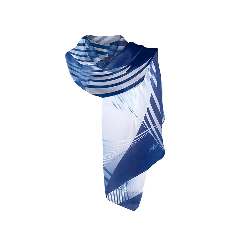 Shawl CROATA Classic  Other Blue  Silk 100%  