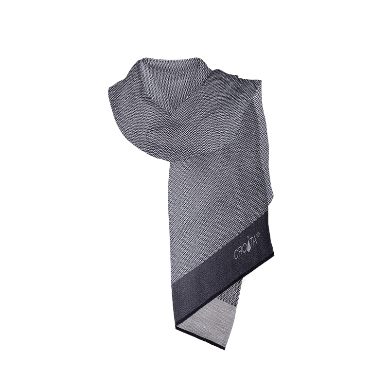 Shawl CROATA Classic Shawl, classic Small shapes Green  Wool 100%  