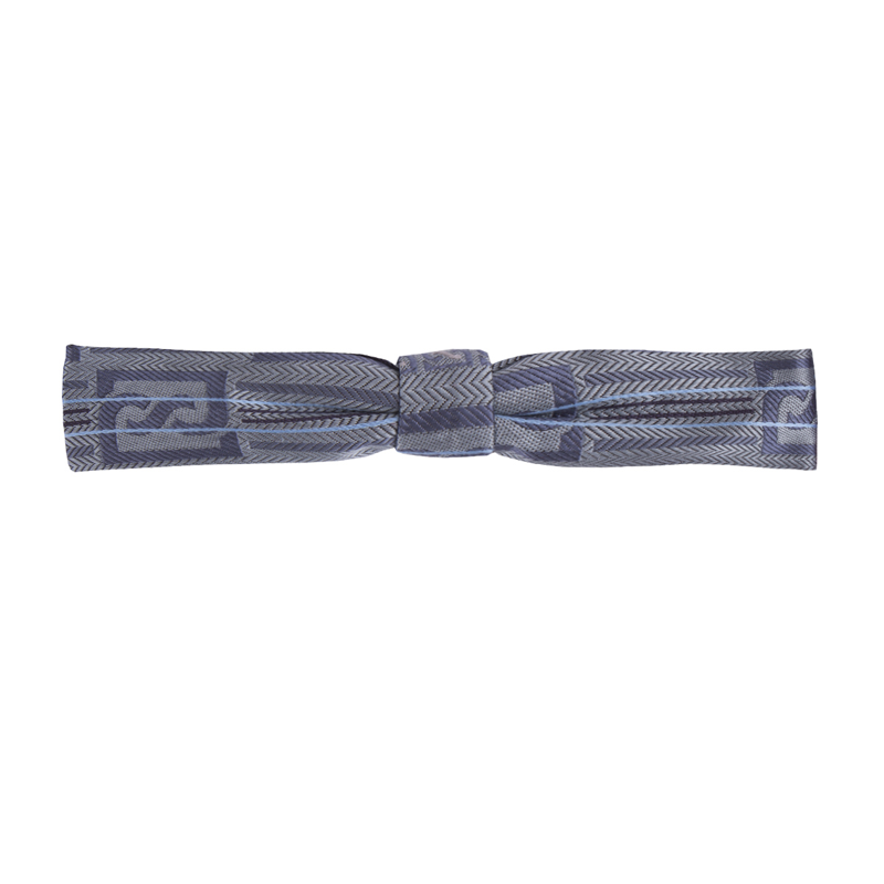 Bow tie CROATA Clasicum Thematic Pre-tied bow tie Braiding Blue  Silk 100%  
