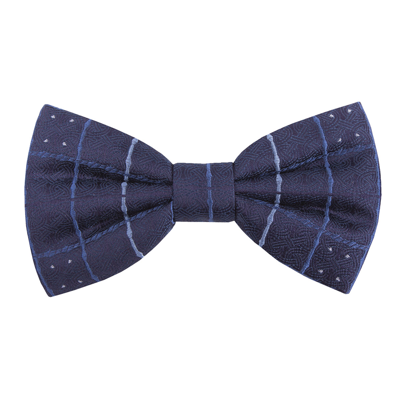 Bow tie CROATA Brijuni Thematic  Braiding Dark blue  Silk 100%  