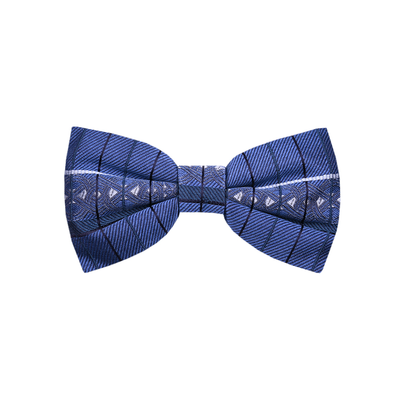 Bow tie CROATA Brijuni Thematic  Braiding Blue  Silk 100%  