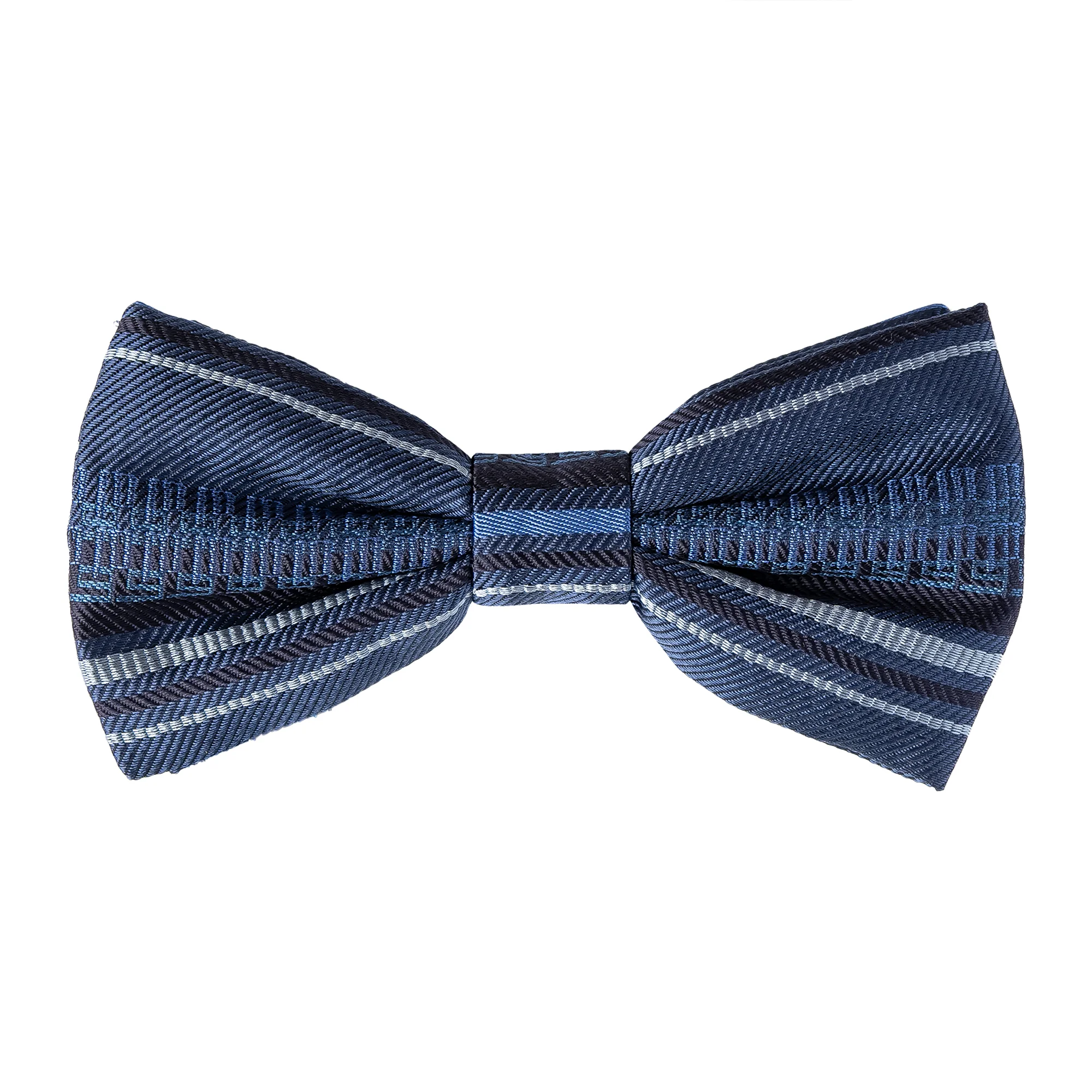 Bow tie CROATA Brijuni Thematic  Glagolitic alphabet Dark blue  Silk 100%  