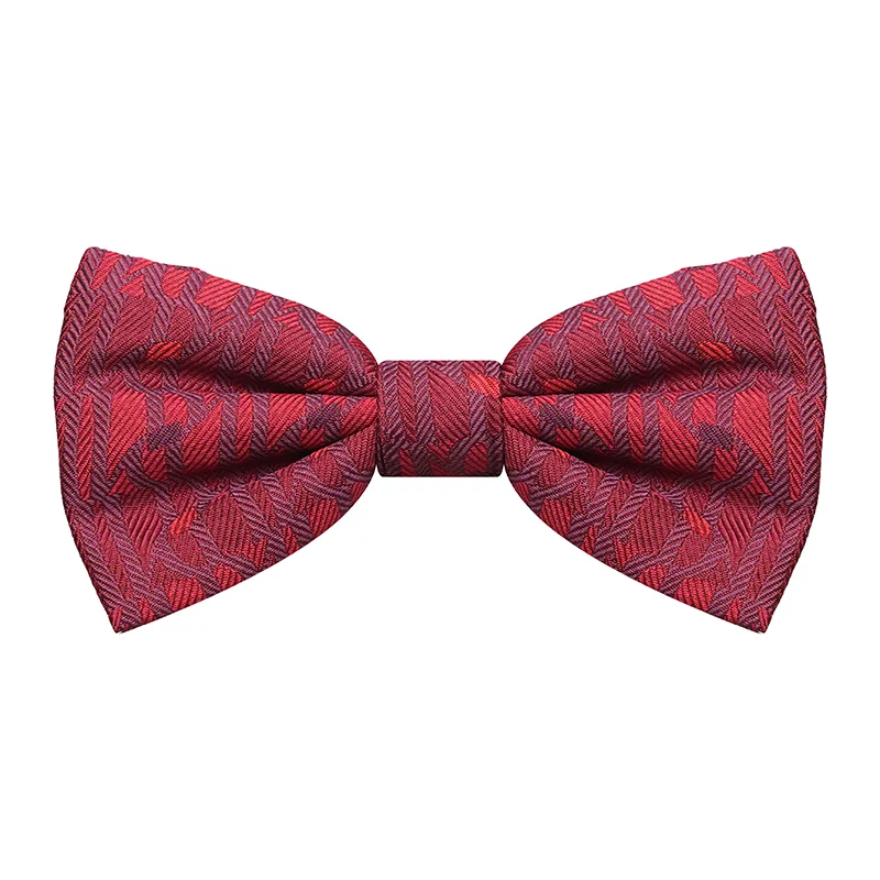 Bow tie CROATA Brijuni Thematic  Glagolitic alphabet Red  Silk 100%  