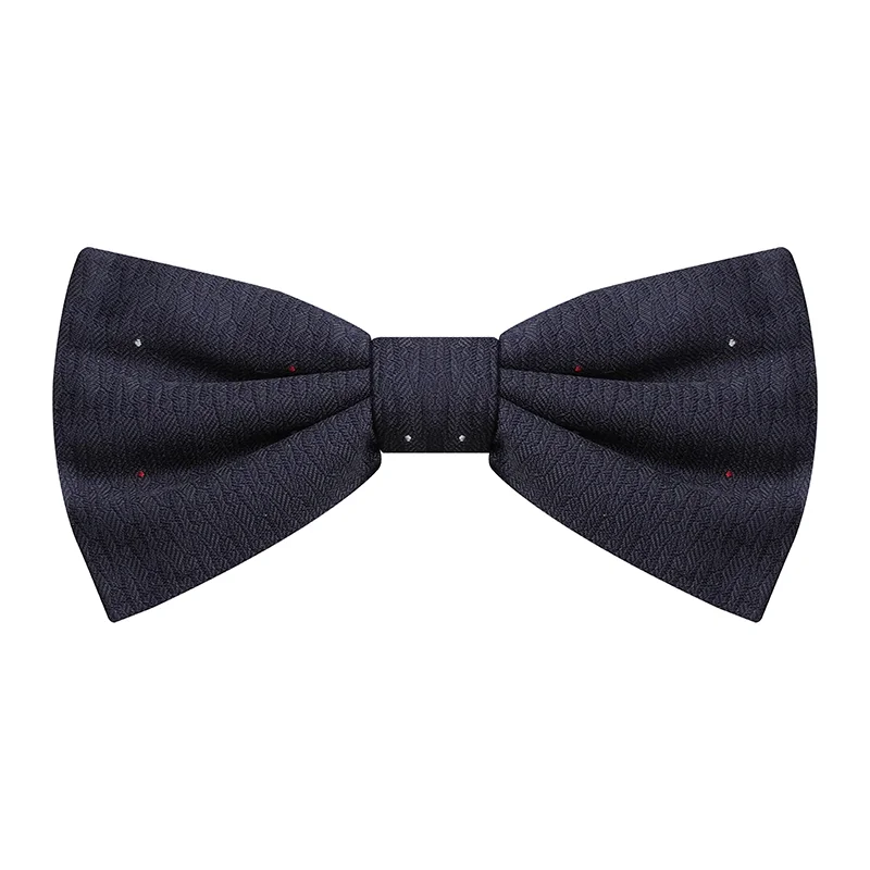 Bow tie CROATA Brijuni Thematic  Glagolitic alphabet Dark blue  Silk 100%  