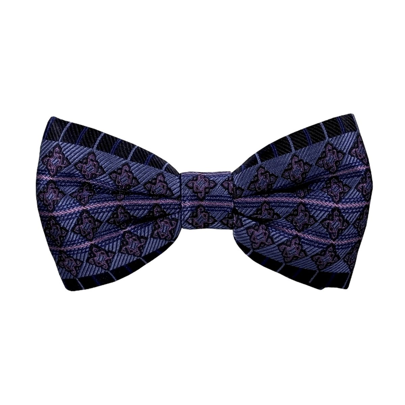 Bow tie CROATA 4 Thematic Limited edition Braiding Dark blue  Silk 100%  