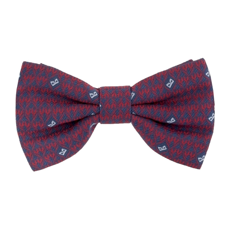 Bow tie CROATA 4 Thematic Limited edition Glagolitic alphabet Red  Silk 100%  