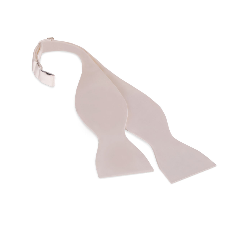 Bow tie CROATA Classic Standard Solid Champagne  Silk 100%  