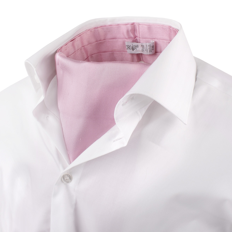 Ascot CROATA Classic Classic Solid Pink  Silk 100%  