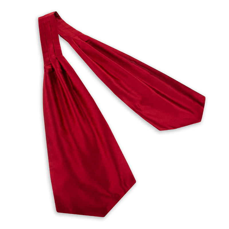 Ascot CROATA Classic Classic Solid Red  Silk 100%  