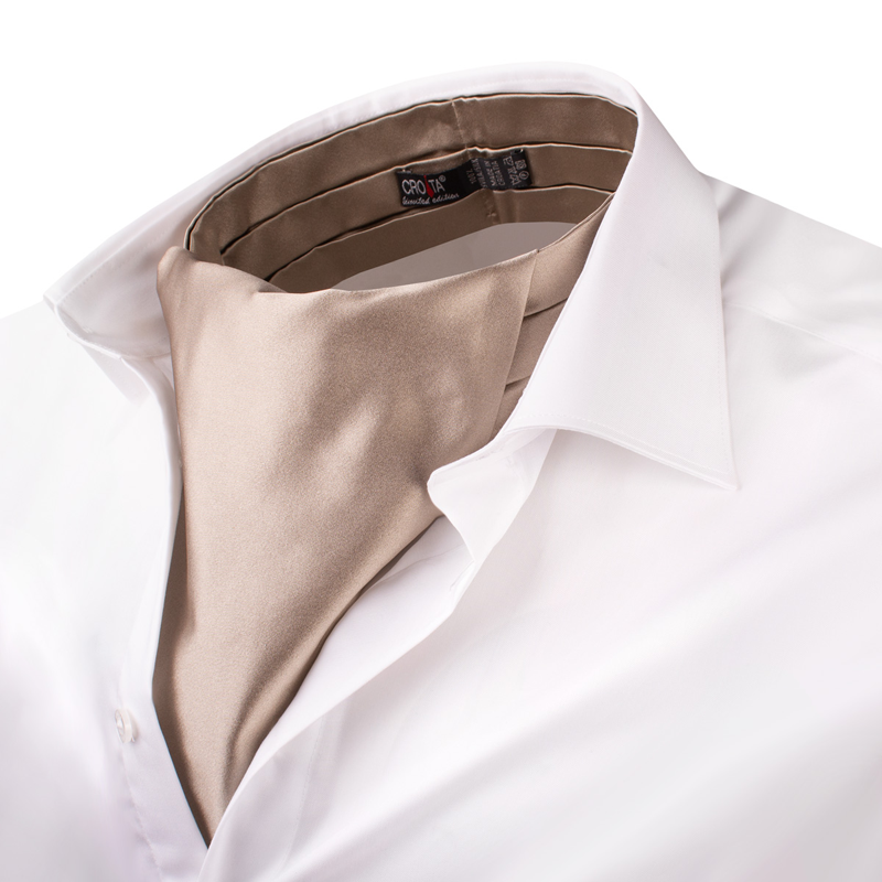 Ascot CROATA Classic Classic Solid Grey  Silk 100%  