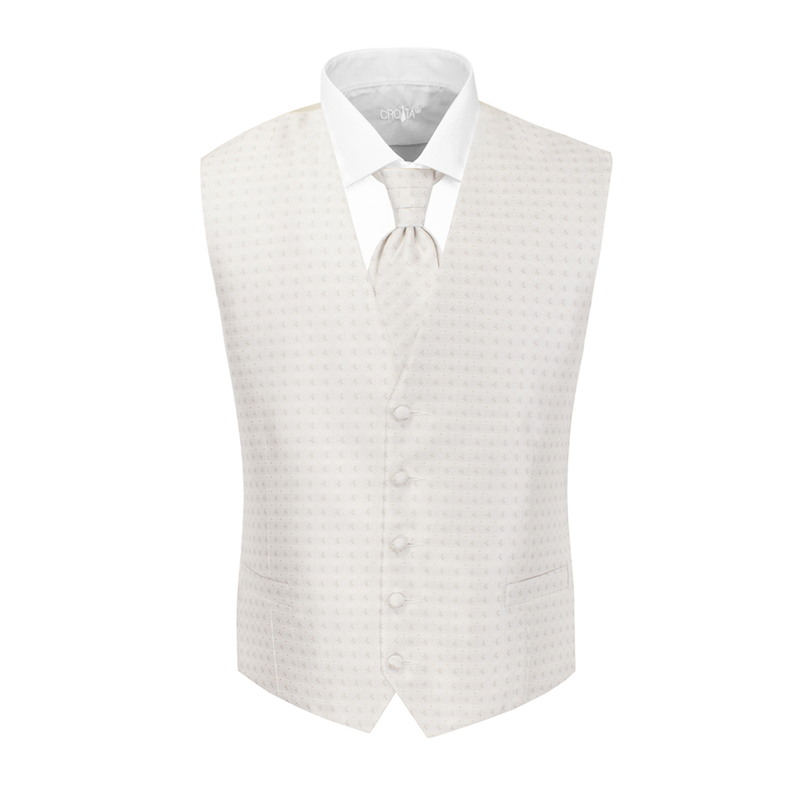 Festive set CROATA  Thematic Set of 2 products Glagolitic alphabet White  Silk 100%  