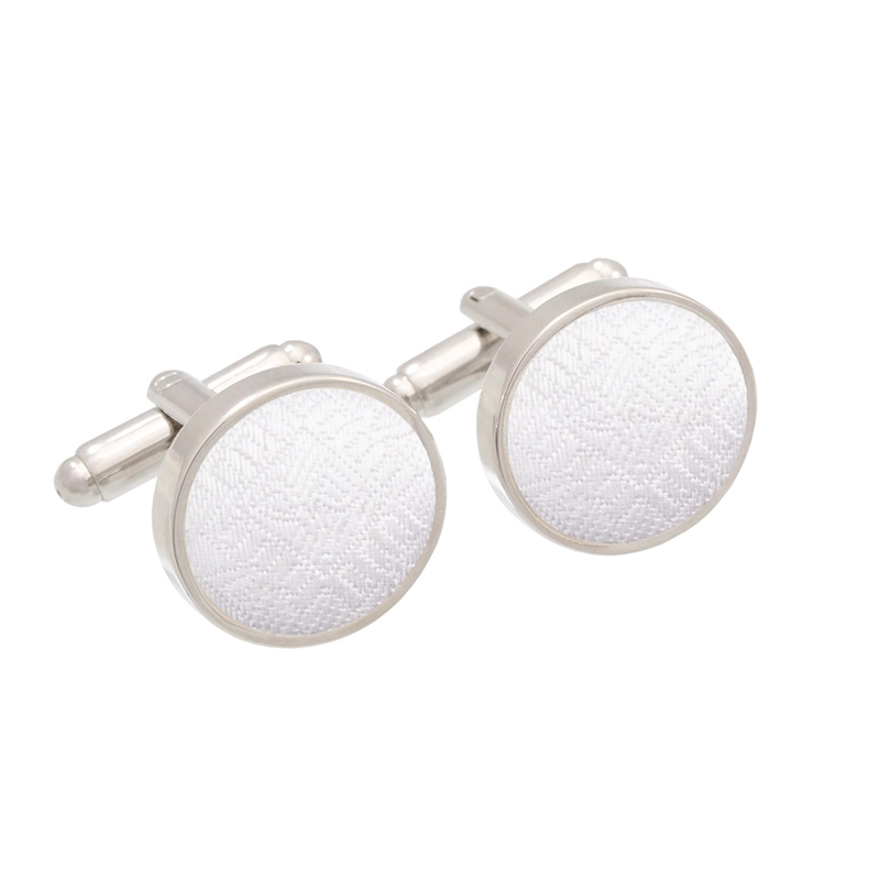 Cufflinks CROATA Thematic  Glagolitic alphabet White  Silk 100%  