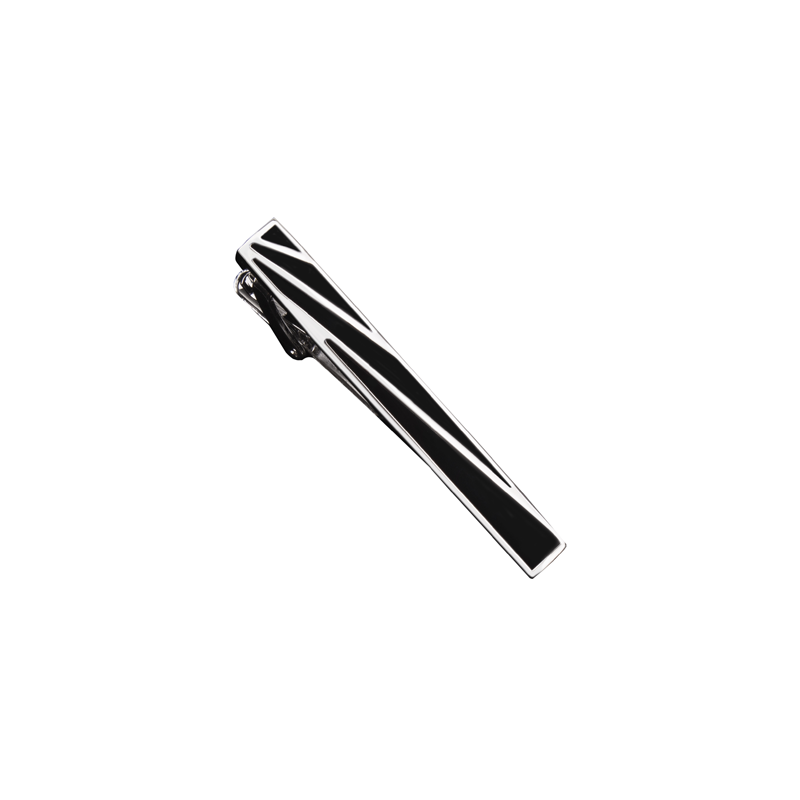 Tie pin CROATA Classic   Silver  Base metal coated with non-noble metal  