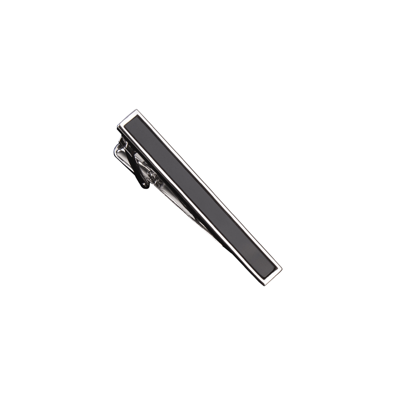 Tie pin CROATA Classic   Silver  Base metal coated with non-noble metal  