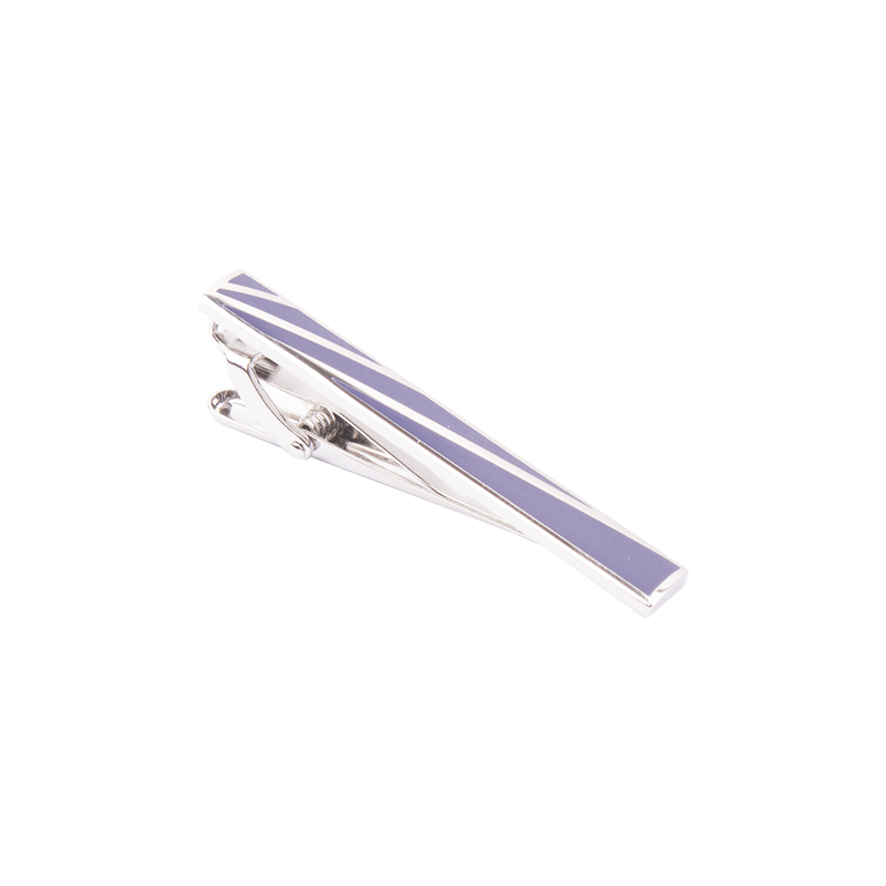 Tie pin CROATA Classic   Silver  Base metal coated with non-noble metal  