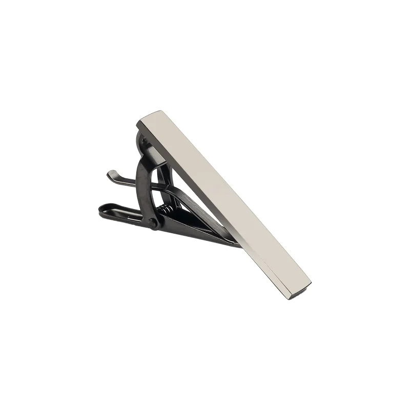 Tie pin CROATA Classic   Black  Base metal coated with non-noble metal  