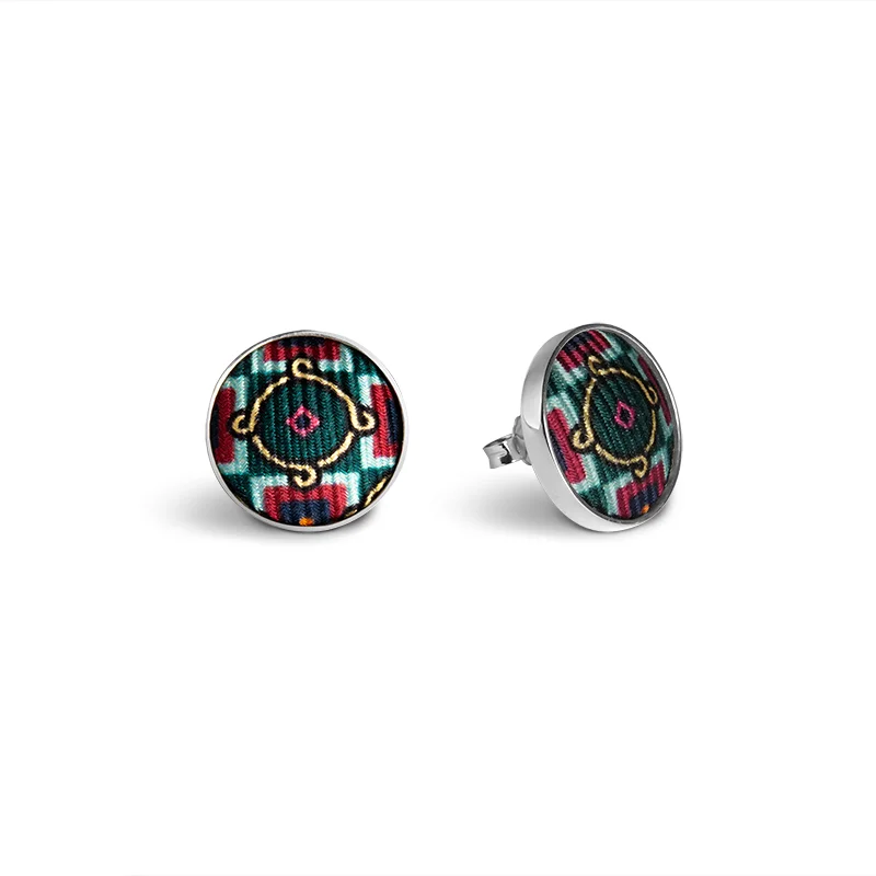 Earrings CROATA Thematic  Thematic Green  Silver 925  