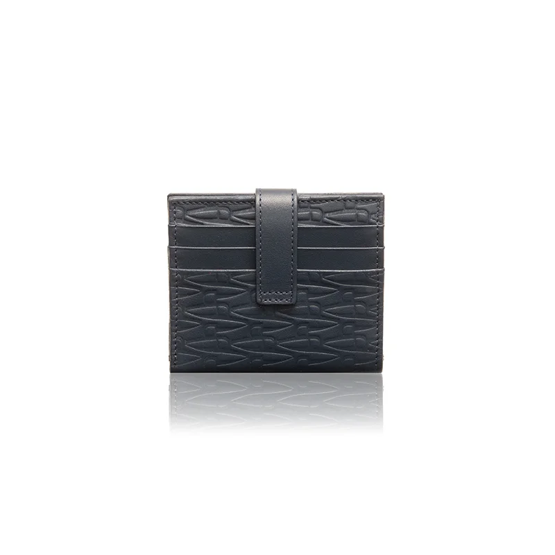 Wallet CROATA CROATA Thematic  Glagolitic alphabet Dark blue  Leather 100%  