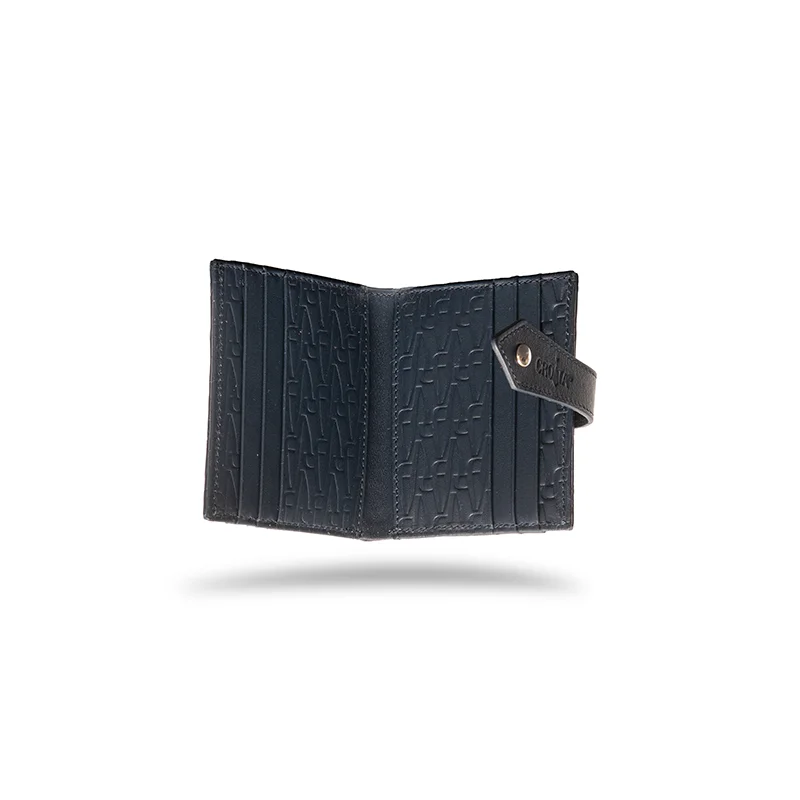 Wallet CROATA CROATA Thematic  Glagolitic alphabet Dark blue  Leather 100%  