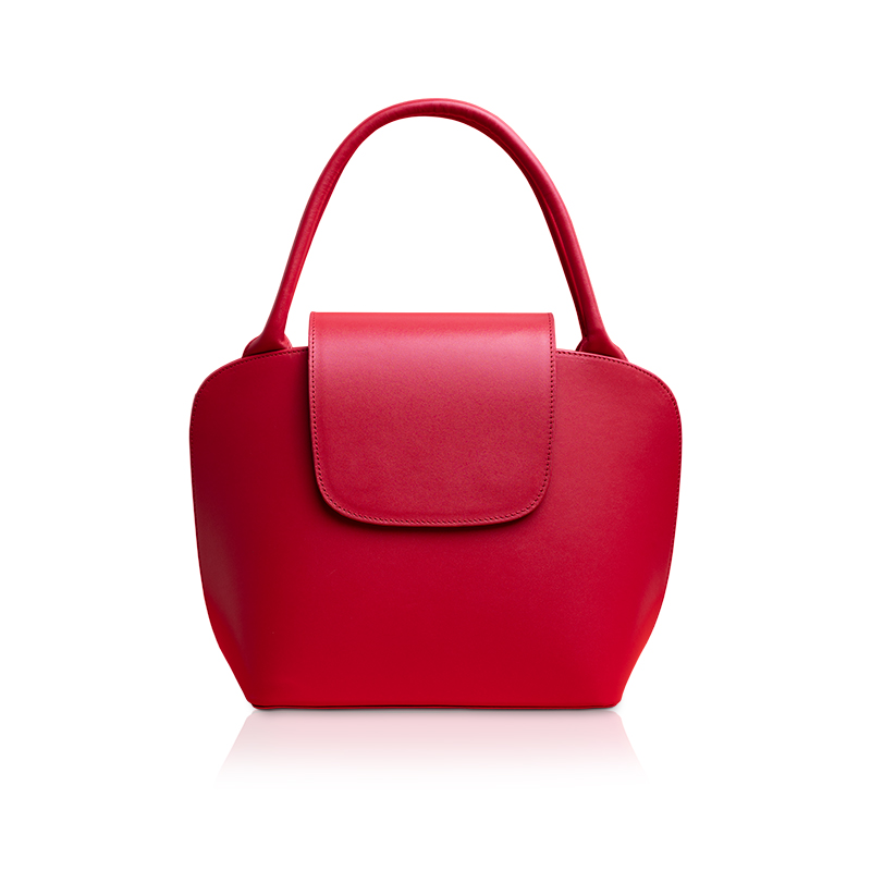 Bag Classic Thematic Solid Red  Leather 100%  