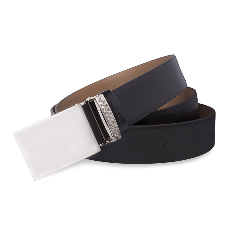 Belt CROATA CROATA Thematic Pin buckle Braiding Black  Leather 100%  