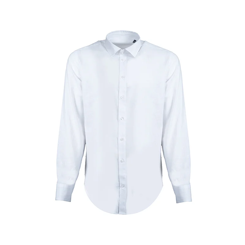 Dress shirt CROATA  Brijuni linen  Classic Tailored Lines Dark blue  Linen 55%, Cotton 45%  Sleeve 3/4