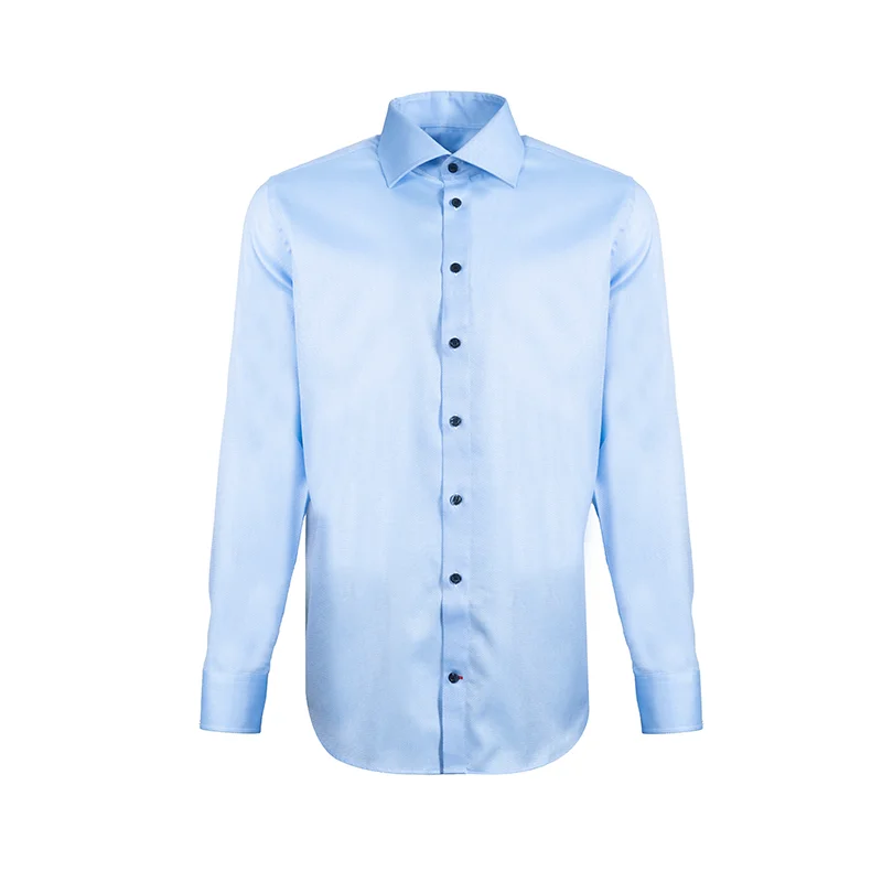 Dress shirt CROATA Dubrovnik Classic Tailored Small shapes Light blue  Cotton 100%  Long sleeve